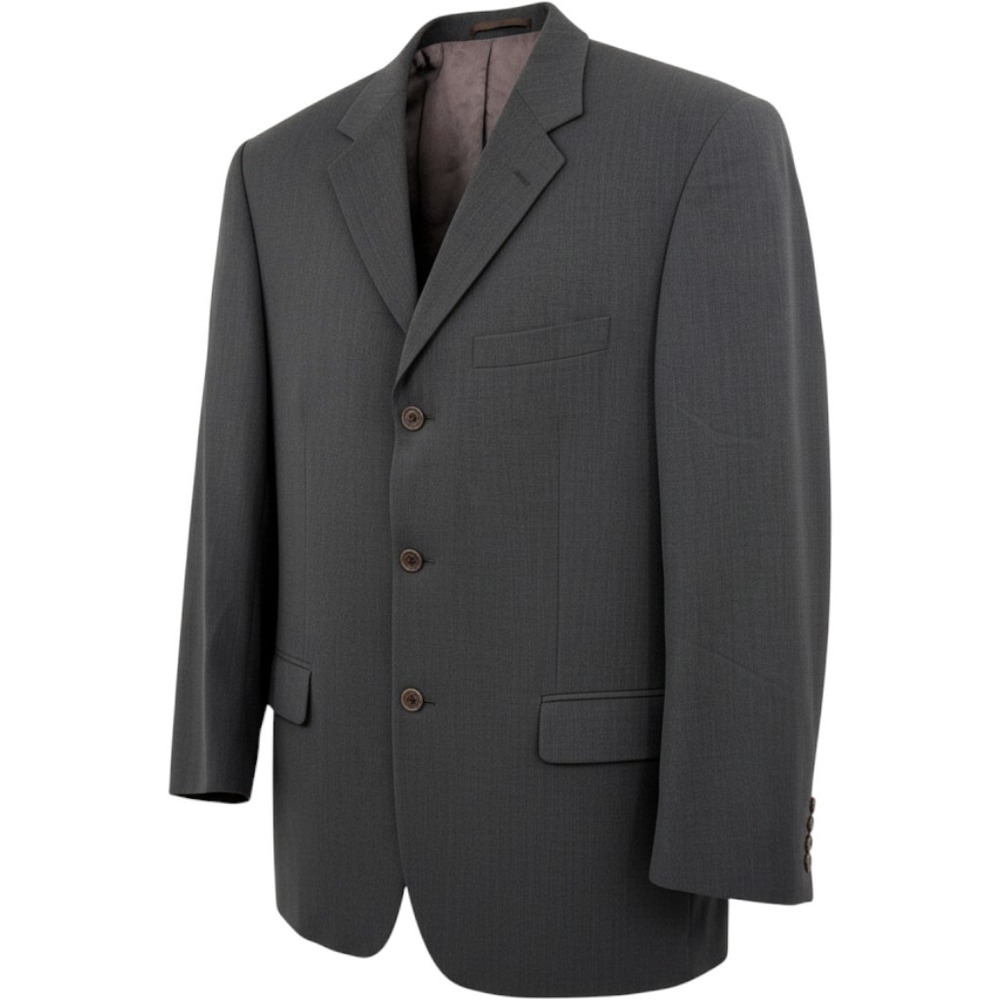 Ted Baker Endurance Mens 42R Wool Jacket Blazer Dark Gray Charcoal Workwear Prep